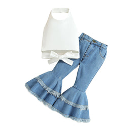 Girls Top with Palazzos