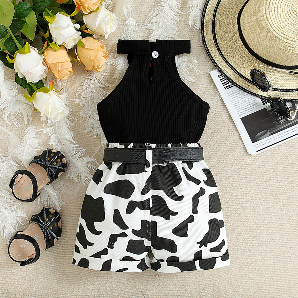 Girls Top with Shorts