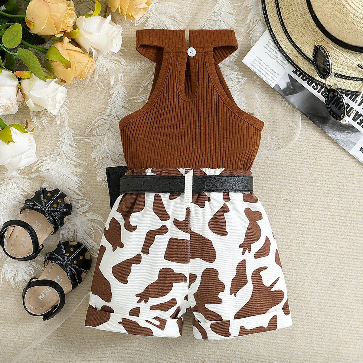 Girls Top with Shorts