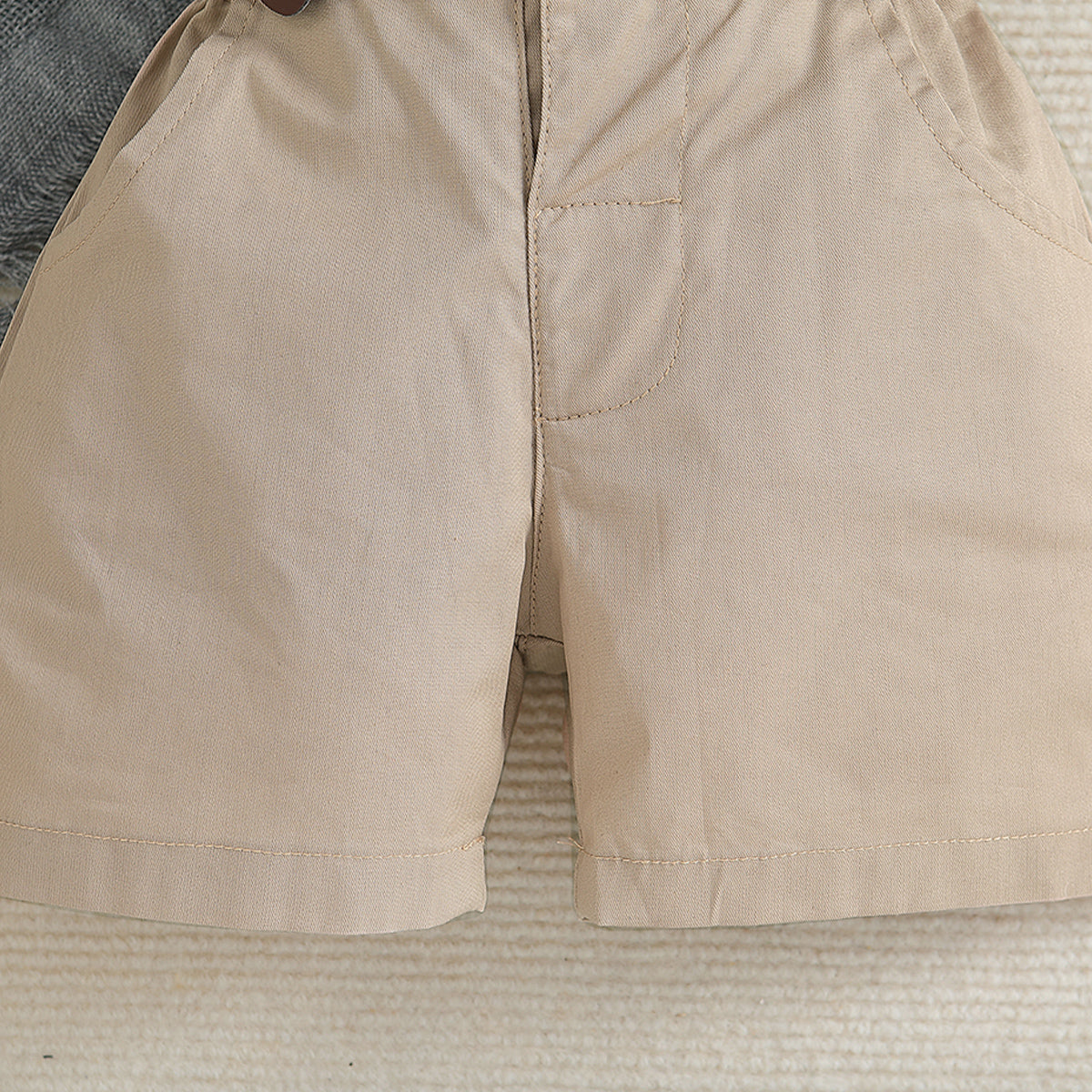 Boys Striped Shirt with Shorts