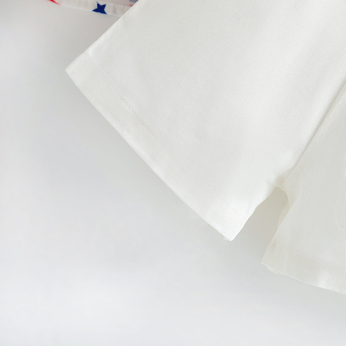 Boys White Graphic Printed Shirt Collar Shirt & Shorts With Suspenders