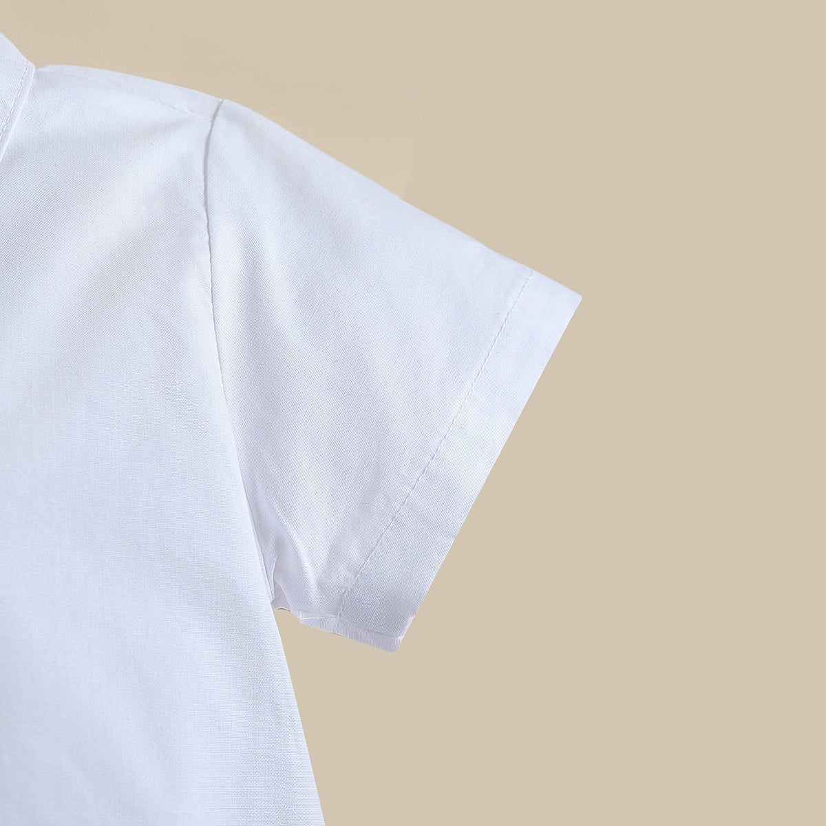 Boys White & Blue Shirt with Shorts