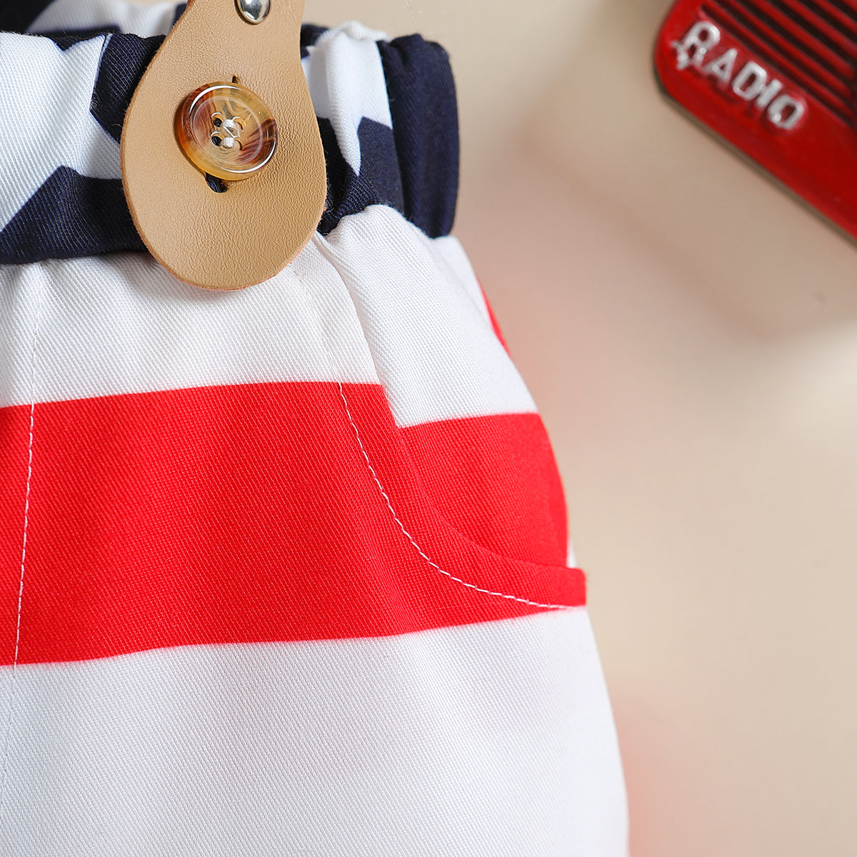 Boys White & Blue Shirt with Shorts