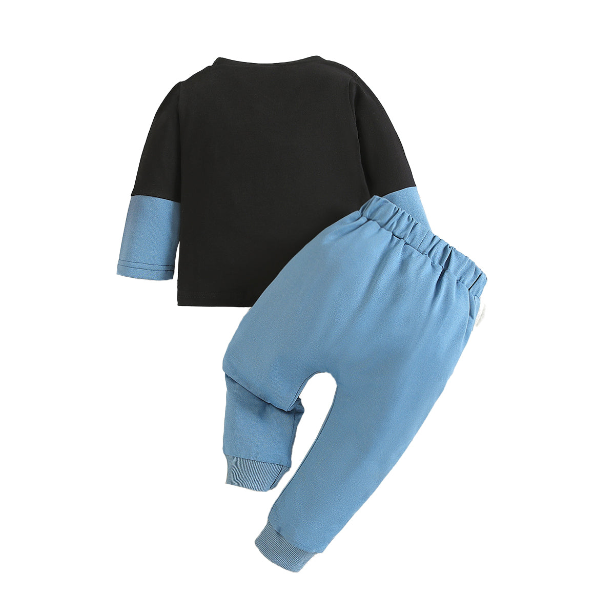 Boys Blue & Black T-shirt With Joggers