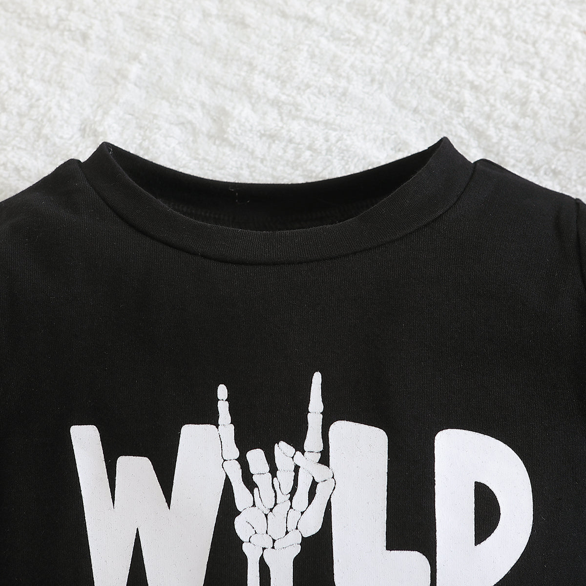 Boys Blue & Black T-shirt With Joggers