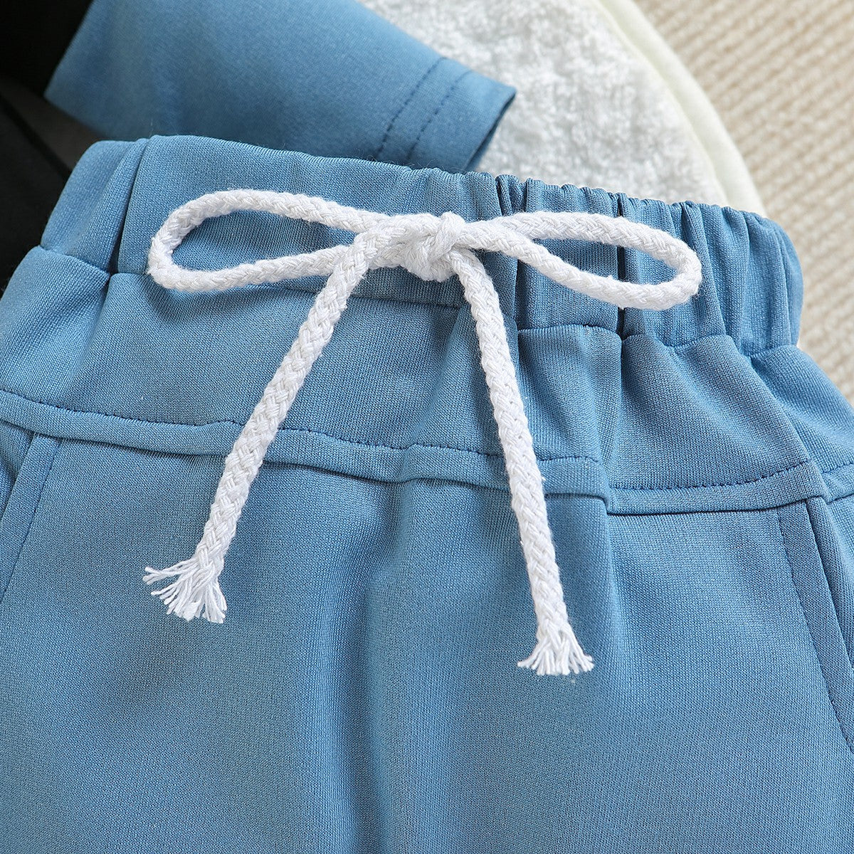 Boys Blue & Black T-shirt With Joggers