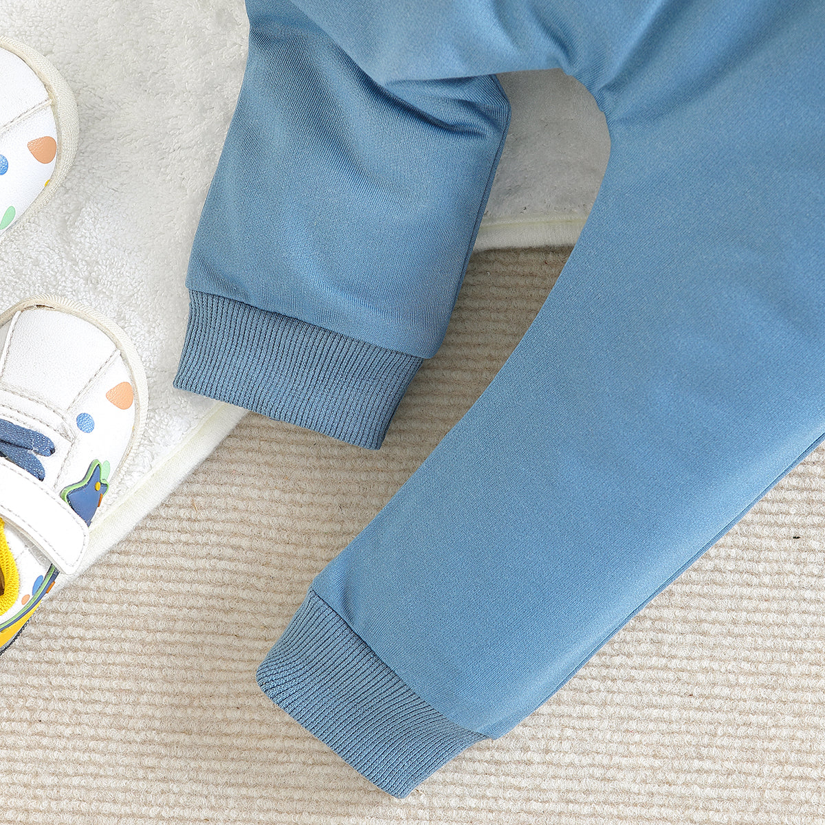 Boys Blue & Black T-shirt With Joggers