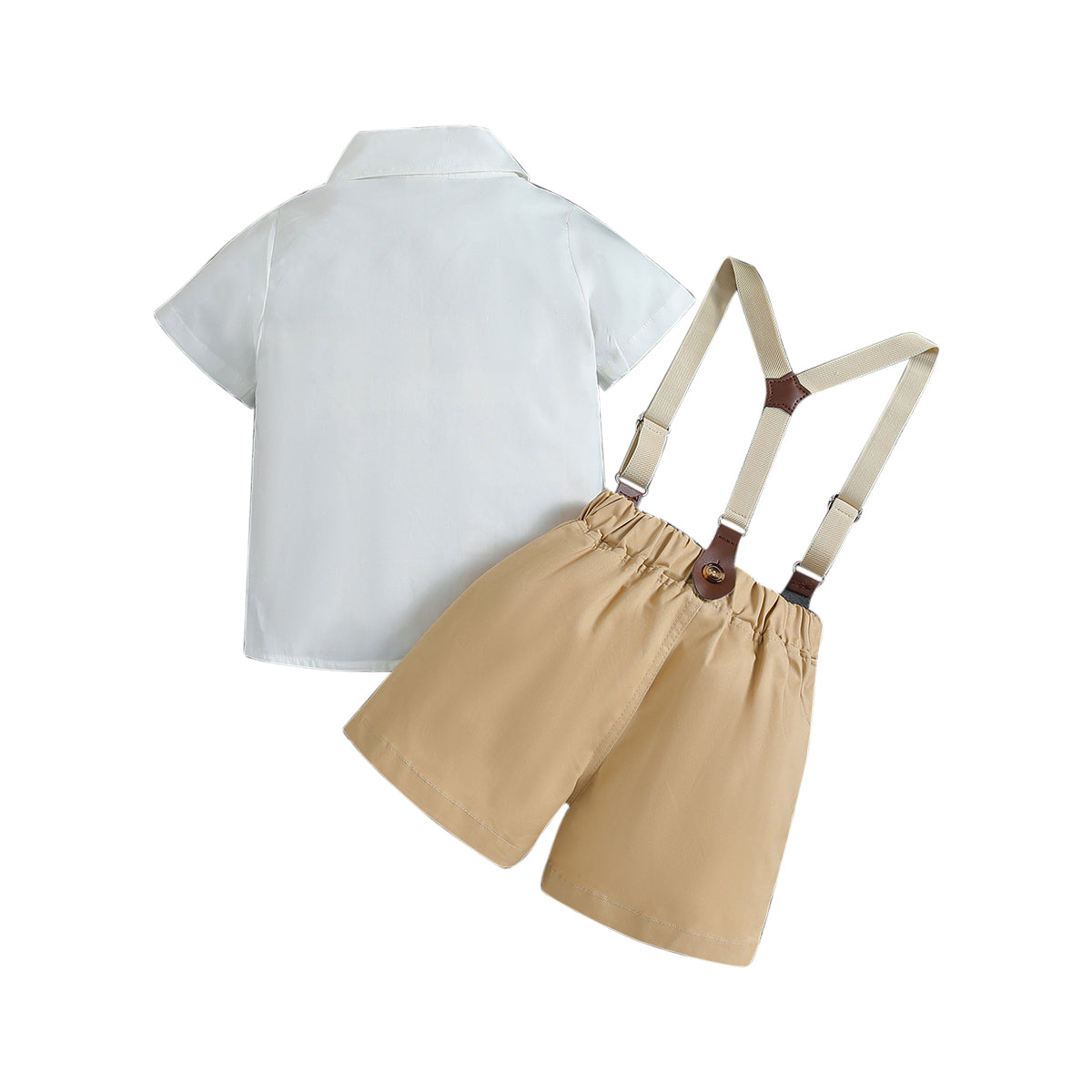 Boys White Shirt with Shorts