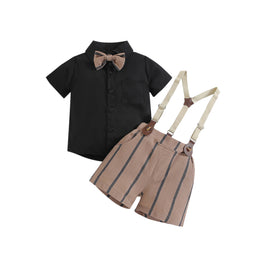 Boys Black Shirt With Shorts