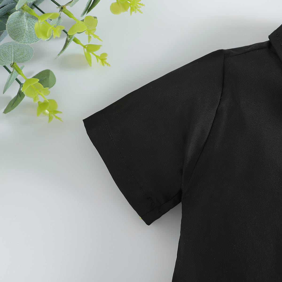 Boys Black Shirt With Shorts