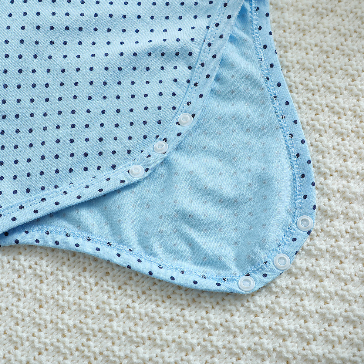 Infant Boys Blue Printed Bodysuit With Trousers & Suspenders & Cap