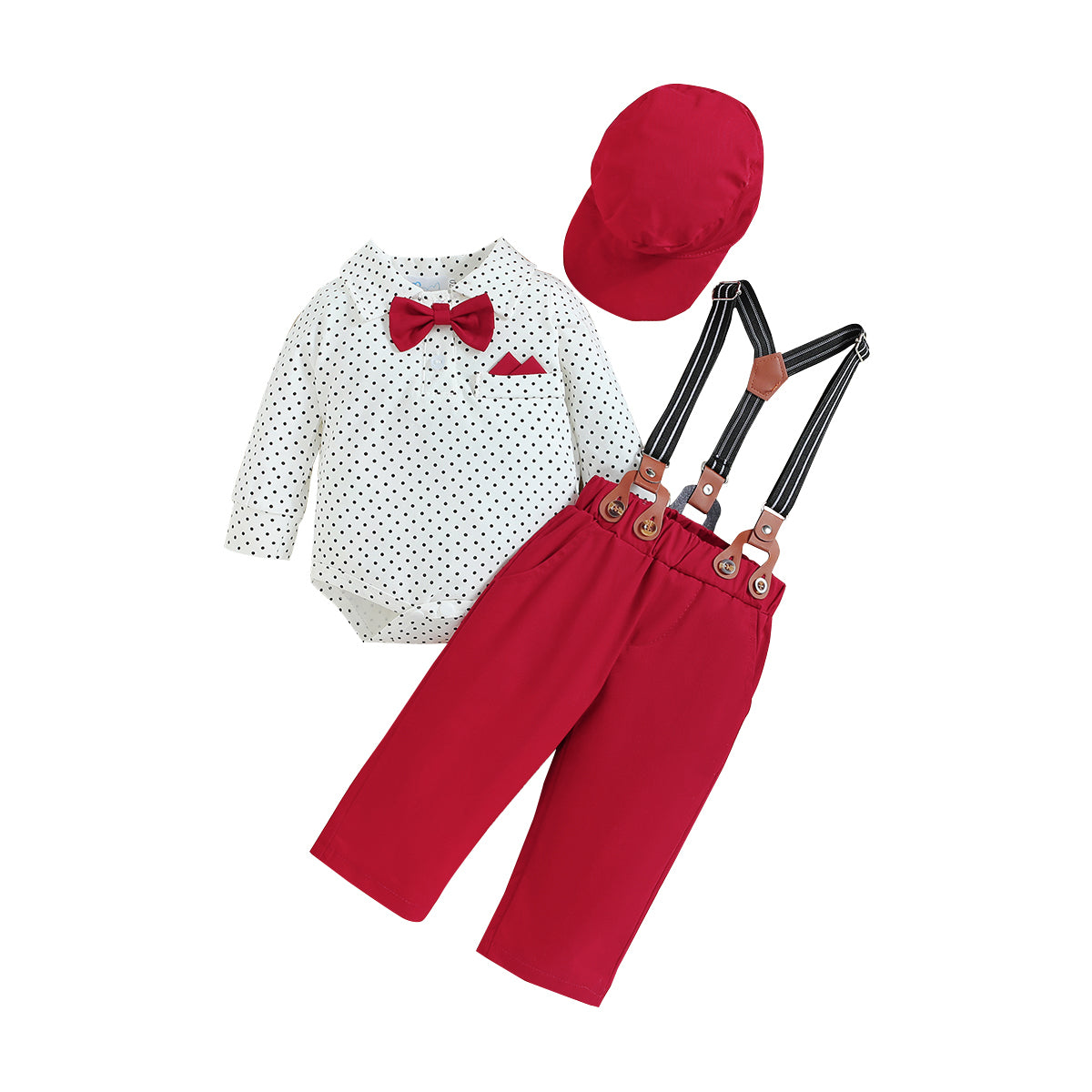Boys Printed Shirt with Trousers And Cap
