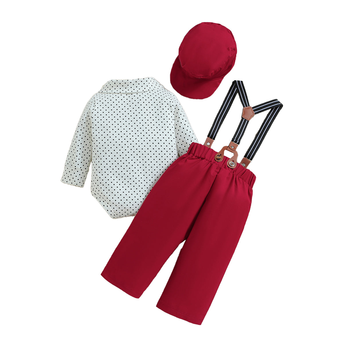 Boys Printed Shirt with Trousers And Cap