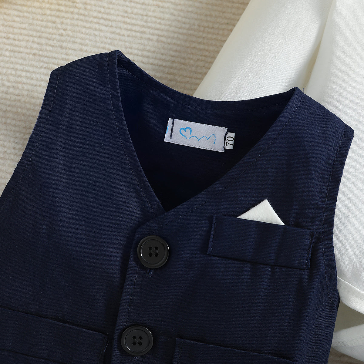 Boys Navy Blue Shirt With Trousers