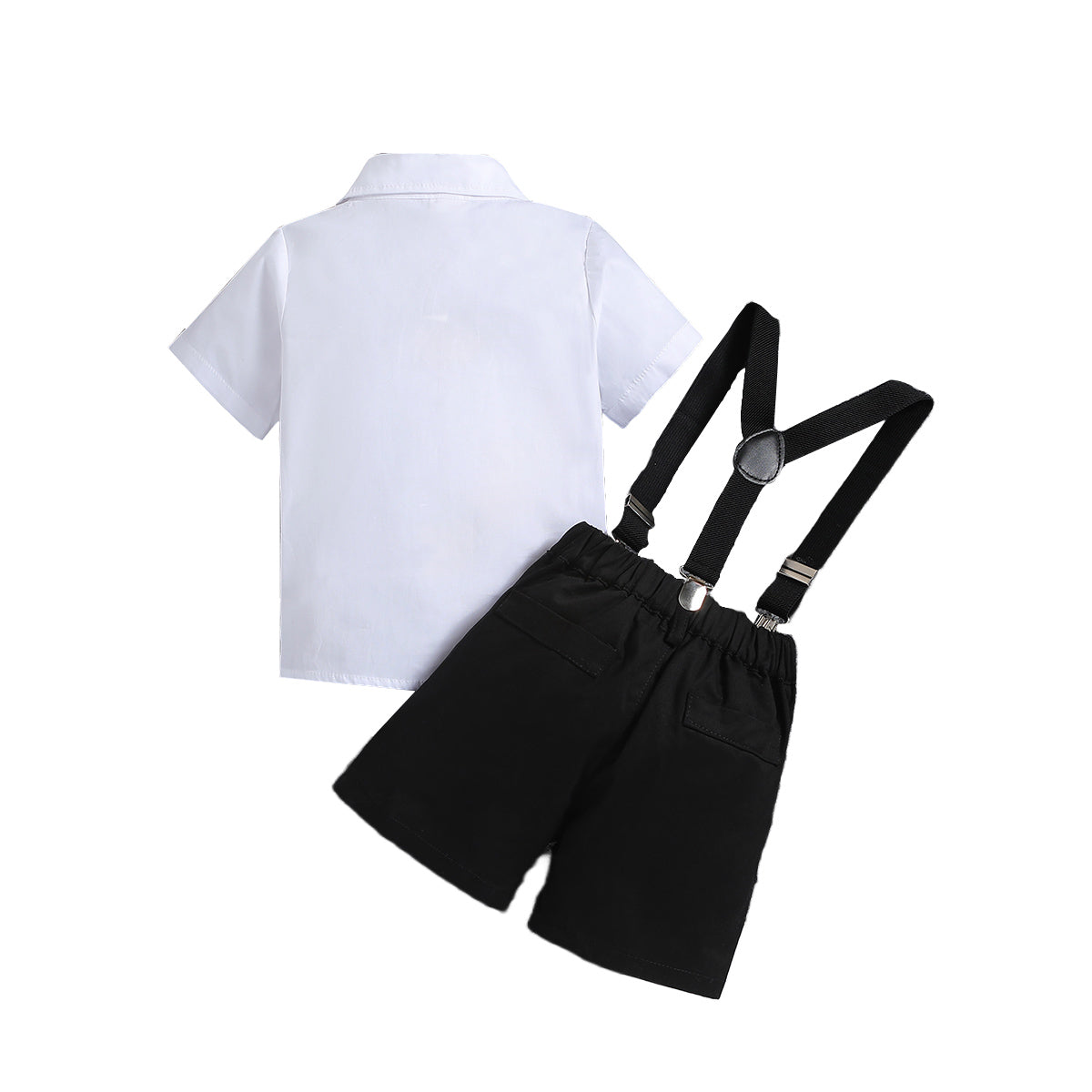 Boys Shirt with Shorts & Suspenders