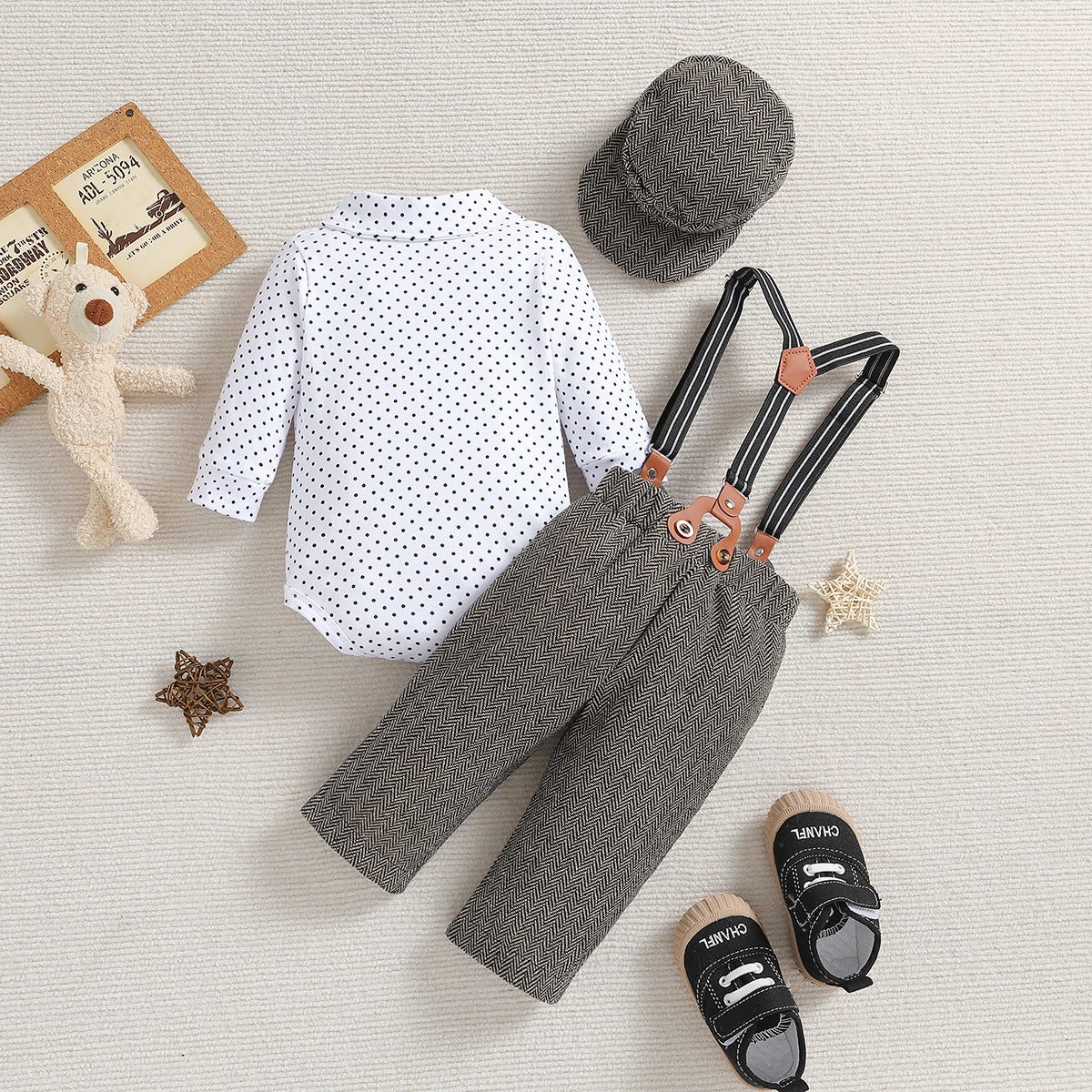 Boys Printed Shirt with Trousers
