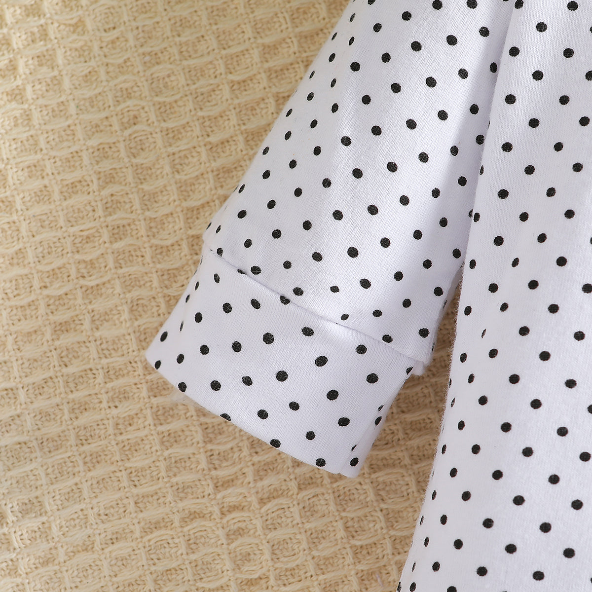 Boys Black Polka Dots Printed Shirt With Trouser & Suspenders & Cap