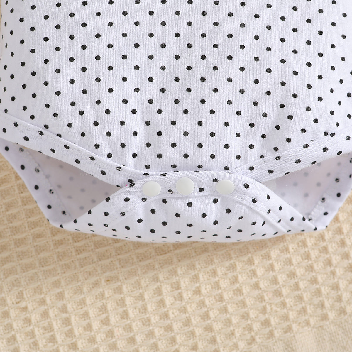 Boys Black Polka Dots Printed Shirt With Trouser & Suspenders & Cap