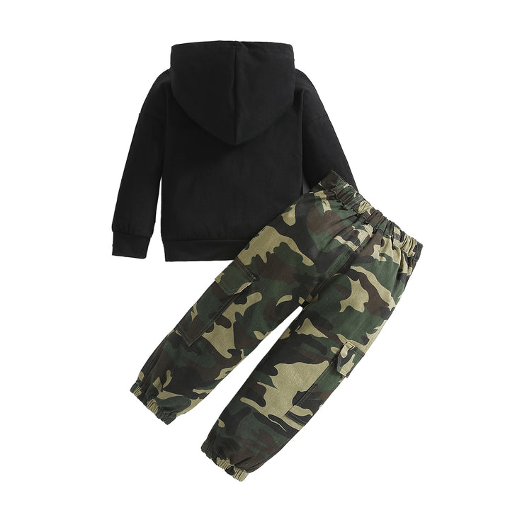 Boys Typography Printed Coat With Pyjamas