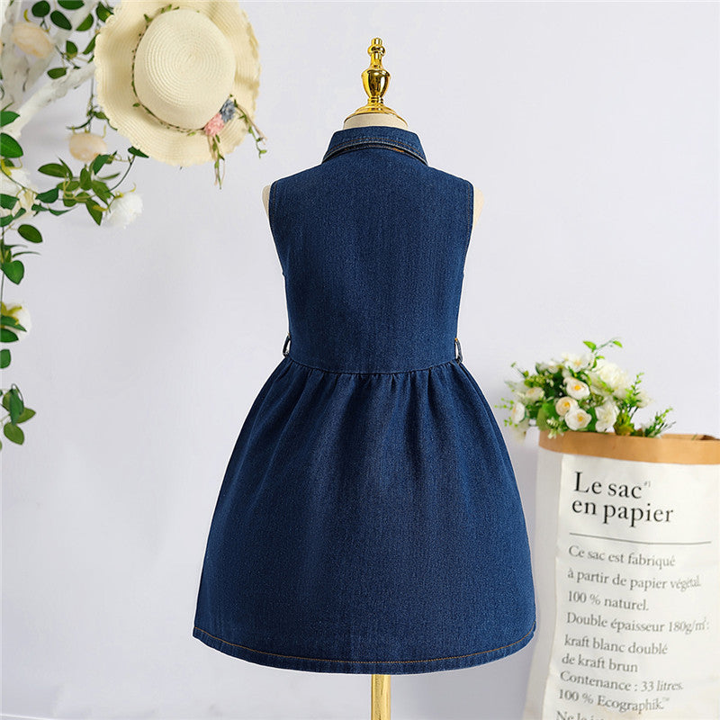 Girls Shirt Midi Dress