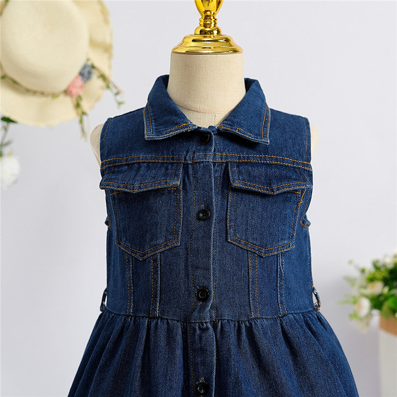 Girls Shirt Midi Dress