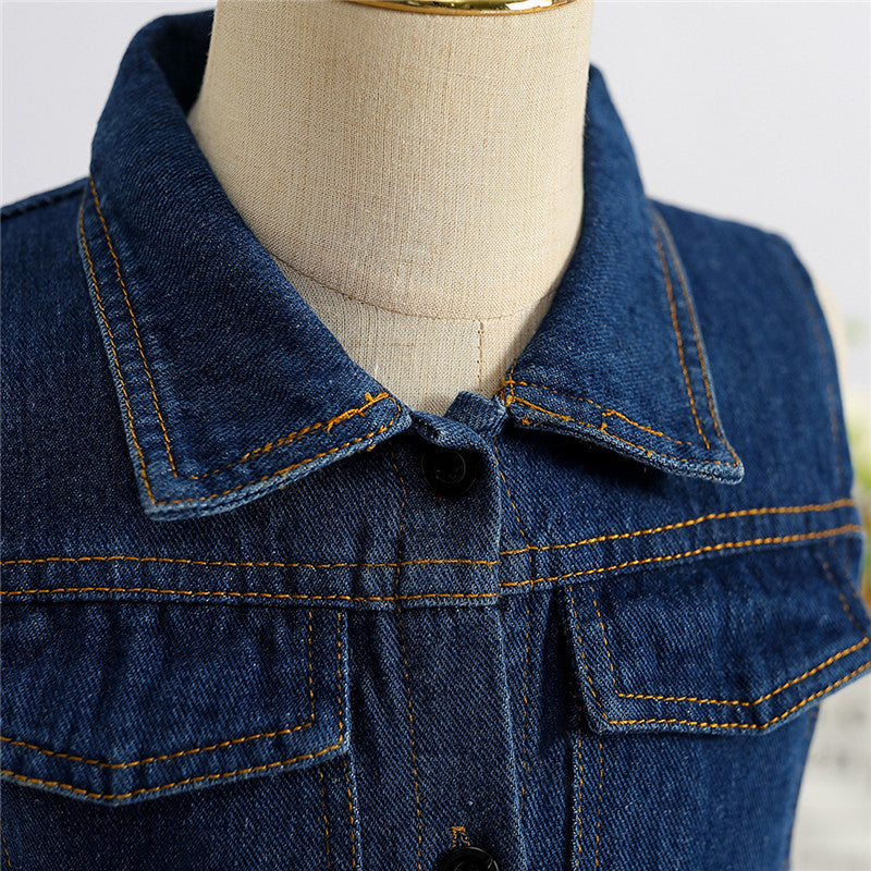 Girls Shirt Midi Dress