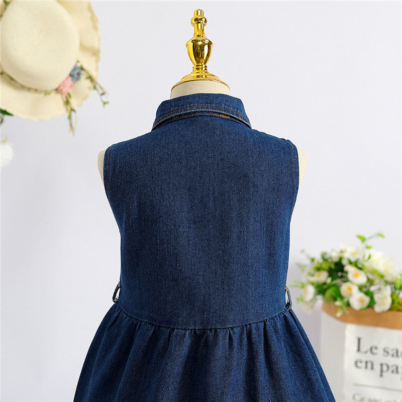 Girls Shirt Midi Dress