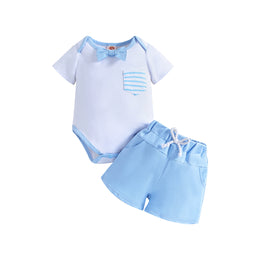 Boys Blue Top with Shorts