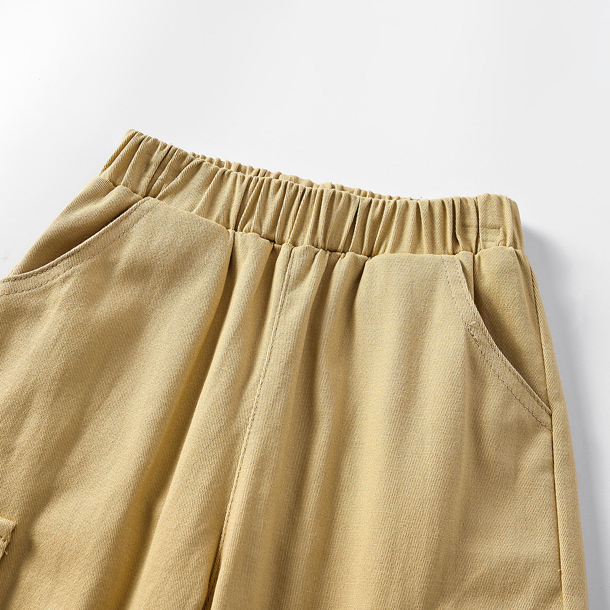 Boys Khaki Easy Wash Cargos Trousers
