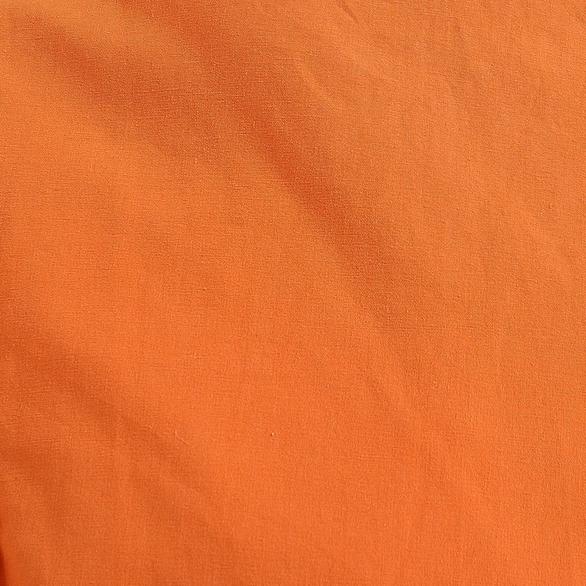 Girls Orange High Collar Ruffles Jumpsuit