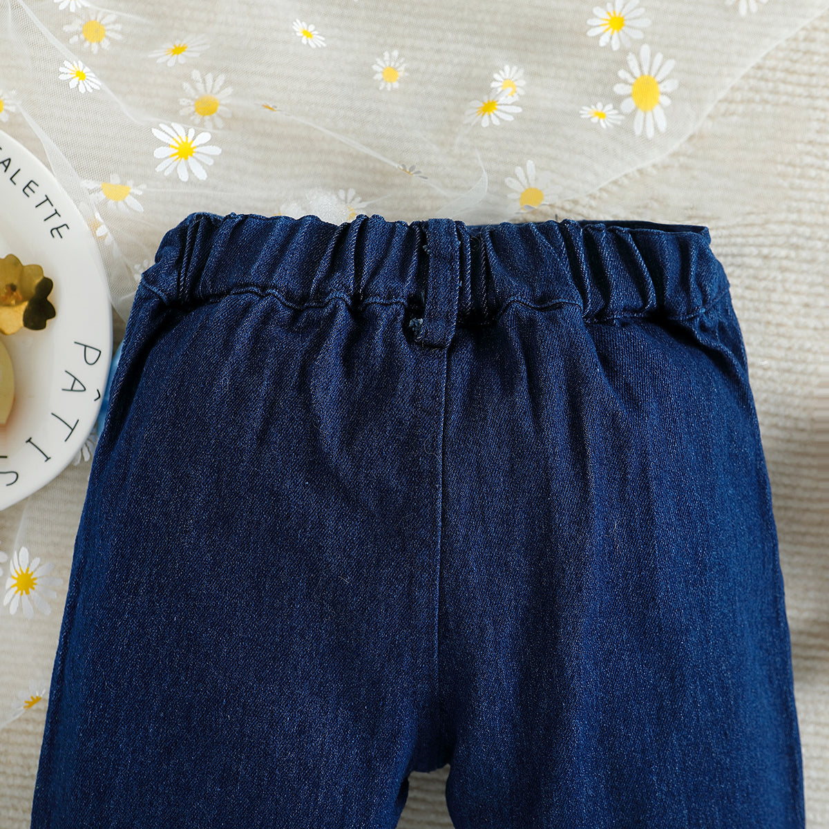 Girls Blue Straight Fit Light Fade Jeans