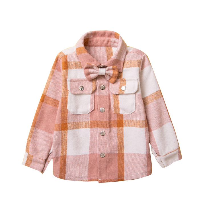 Boys Pink Tartan Checked Cotton Casual Shirt