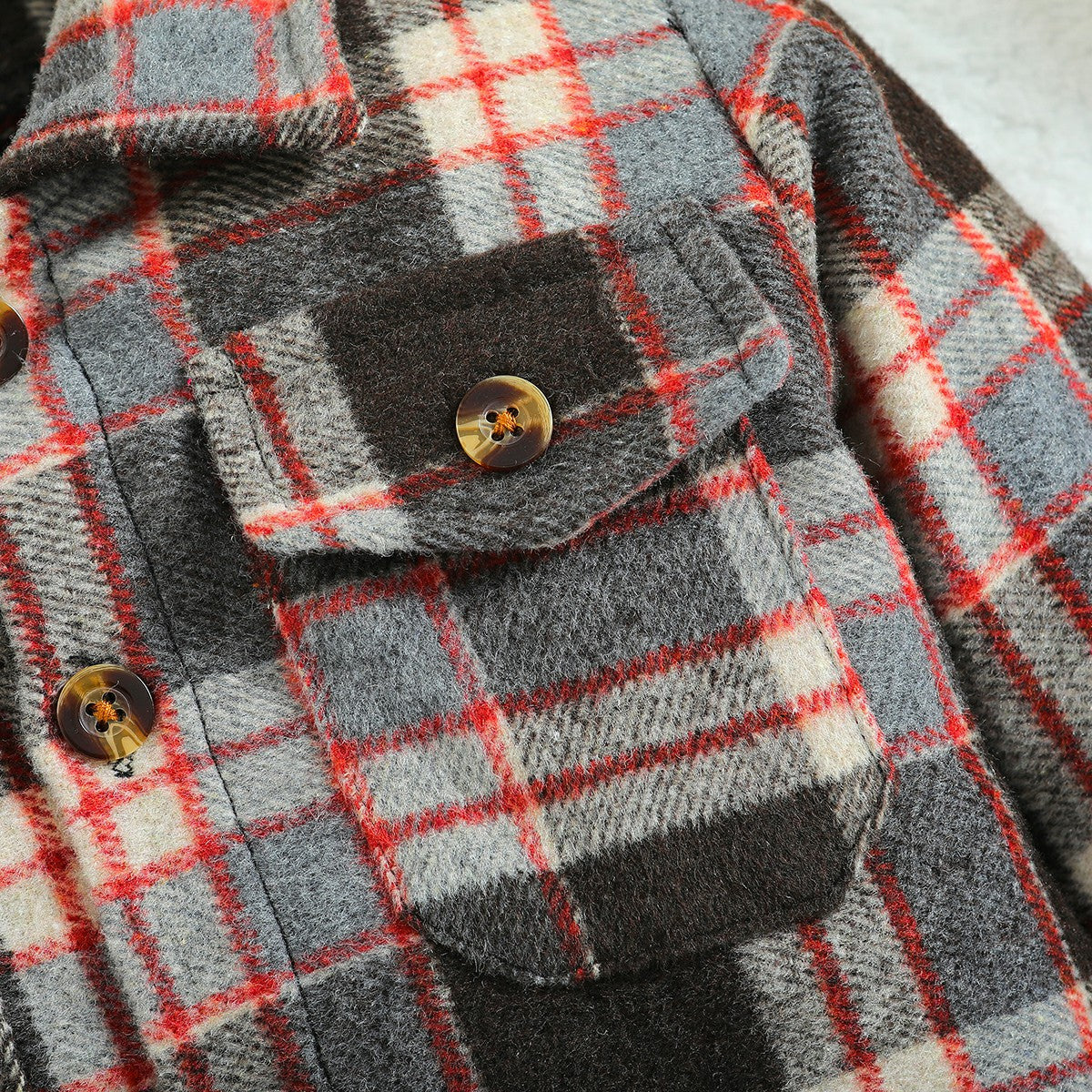 Boys Checked Windcheater Cotton Tailored Jacket