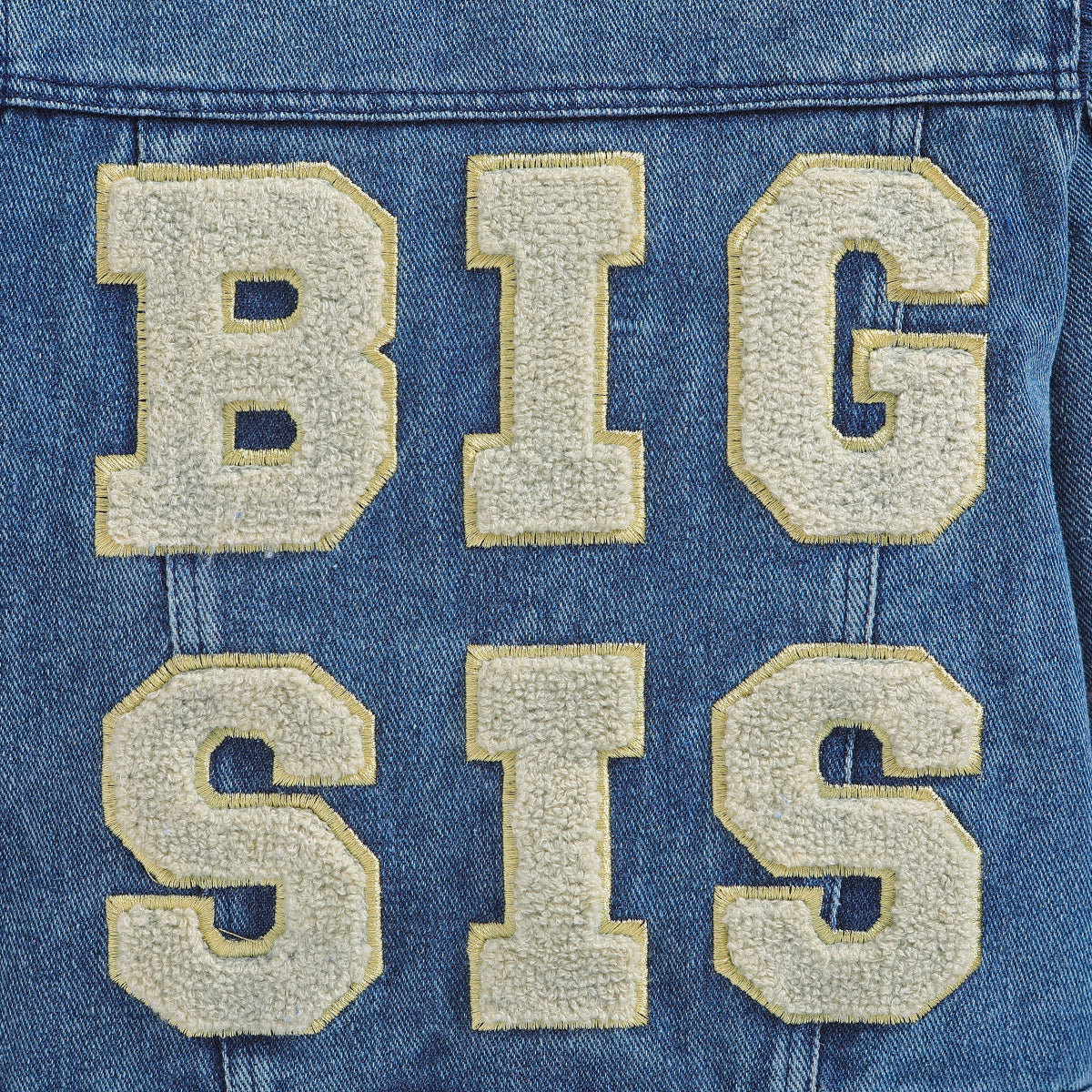 Girls Blue Washed Denim Jacket