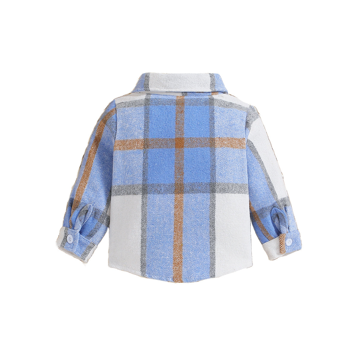 Boys Blue Checked Tailored Jacket