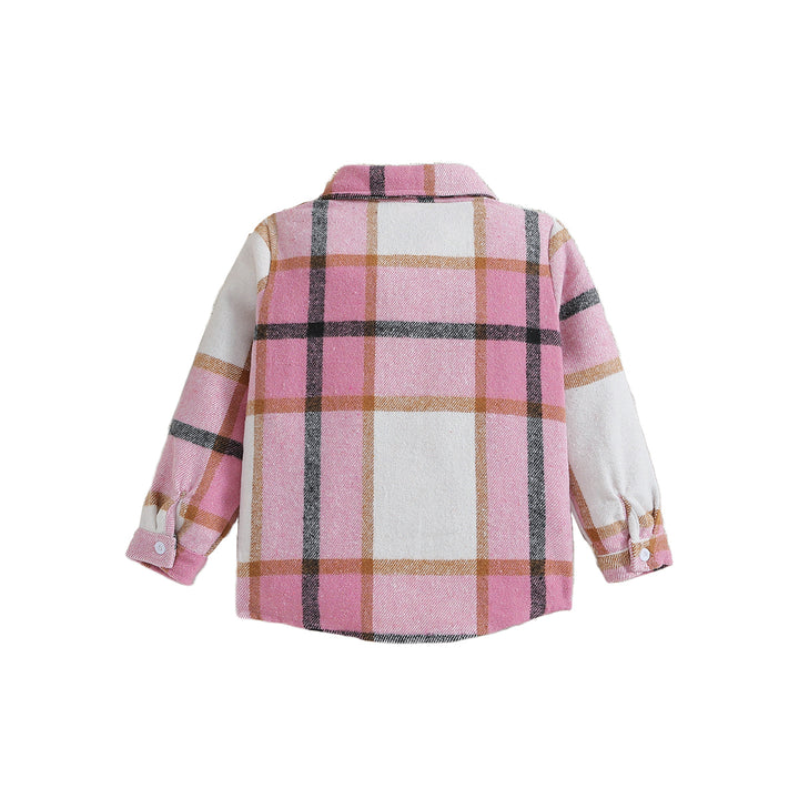 Boys Pink Checked Tailored Jacket