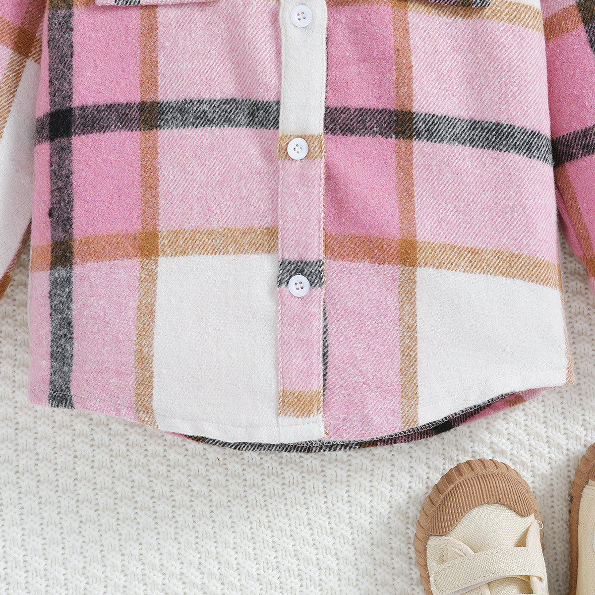 Boys Pink Checked Tailored Jacket