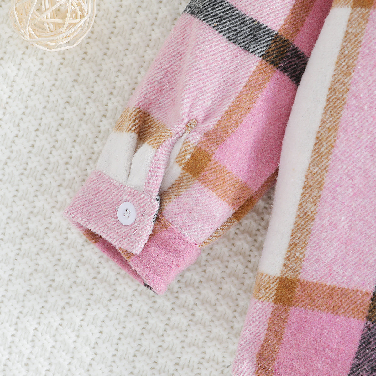 Boys Pink Checked Tailored Jacket