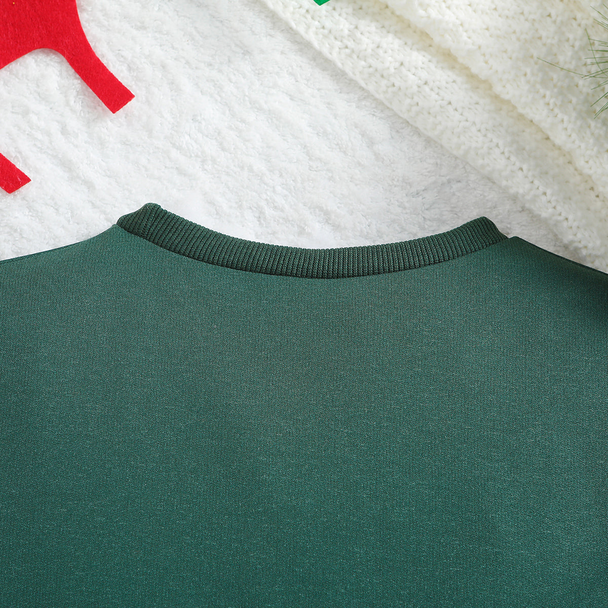 Boys Green Typography Printed Round Neck Pullover