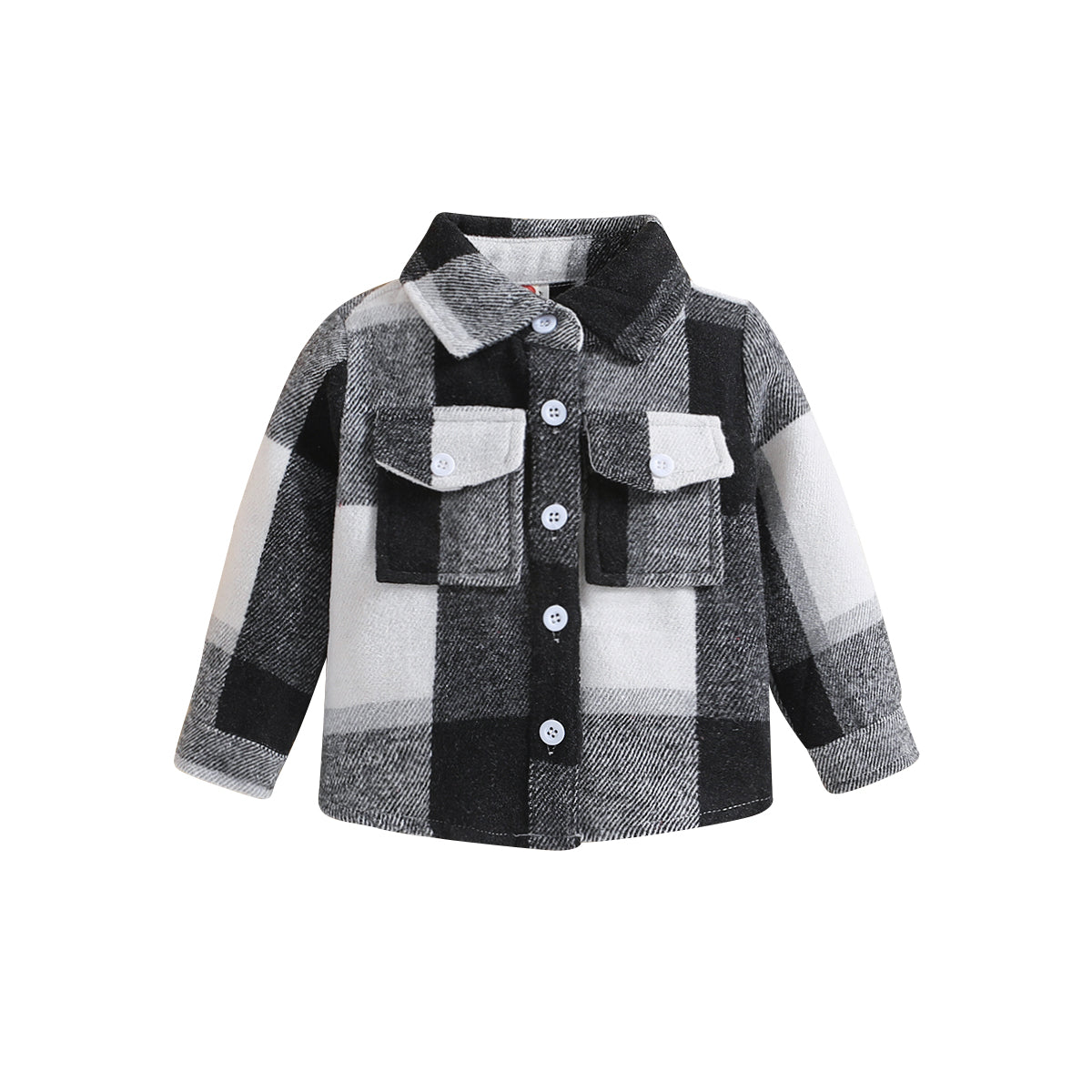 Boys Black Checked Tailored Jacket