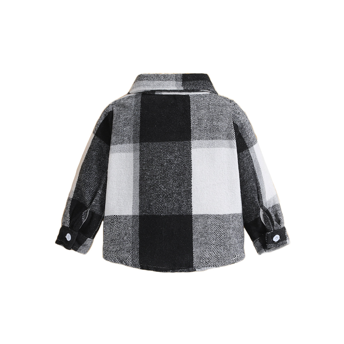 Boys Black Checked Tailored Jacket