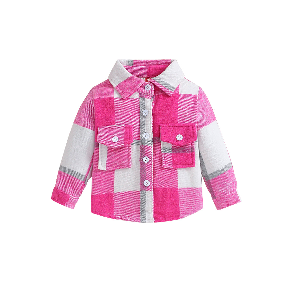 Boys Pink Checked Cotton Tailored Jacket