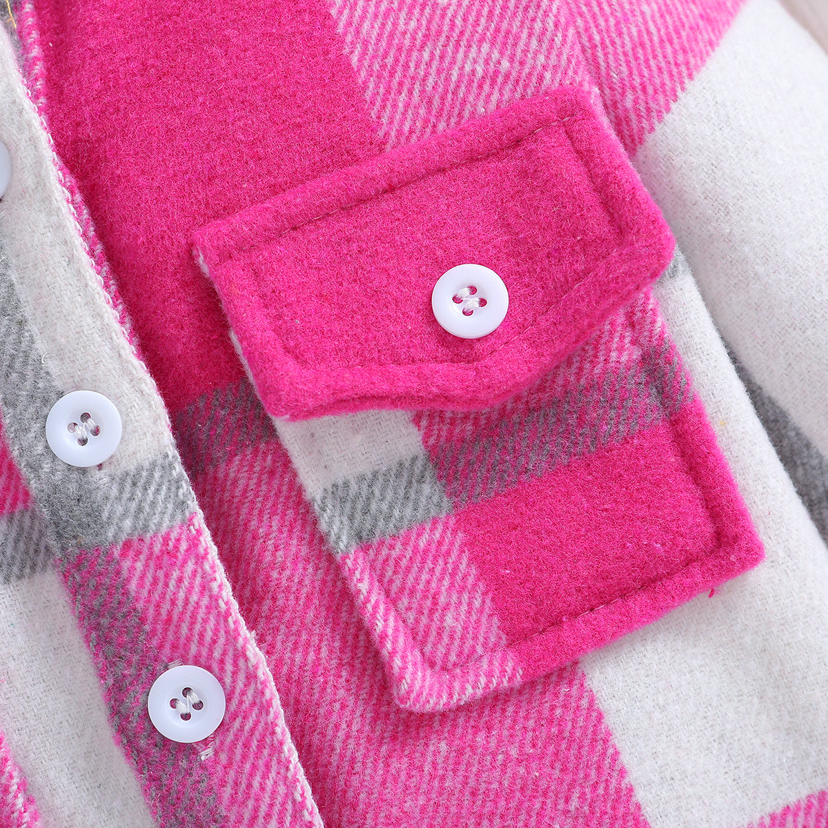 Boys Pink Checked Cotton Tailored Jacket
