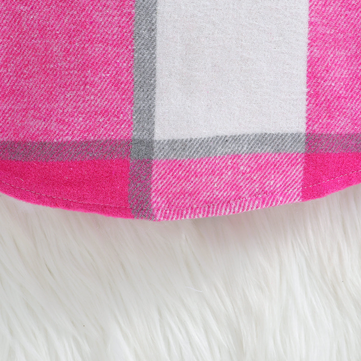 Boys Pink Checked Cotton Tailored Jacket