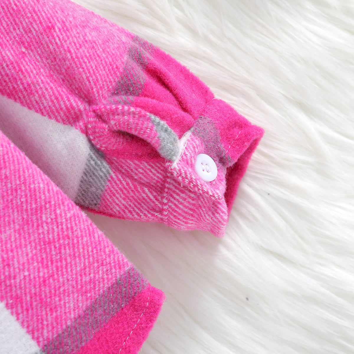 Boys Pink Checked Cotton Tailored Jacket