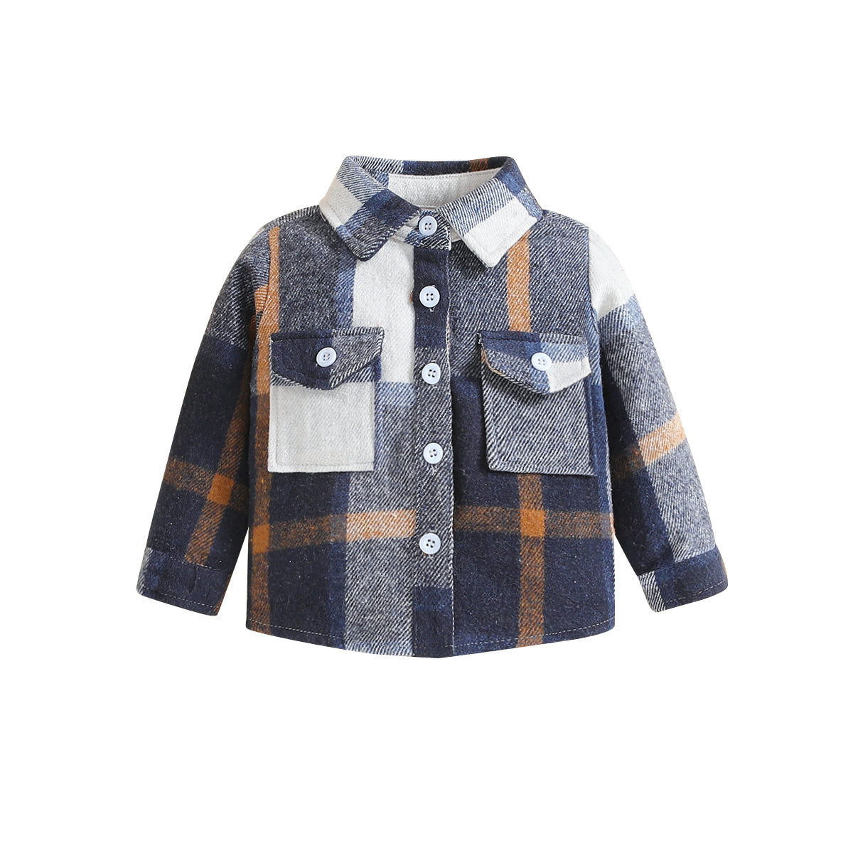 Boys Brown Checked Tailored Jacket