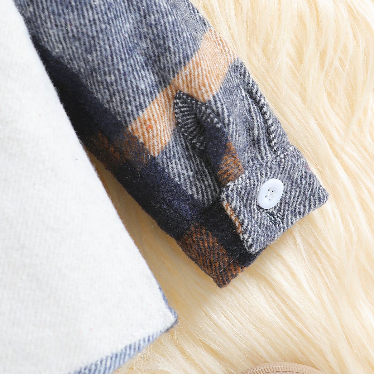 Boys Brown Checked Tailored Jacket