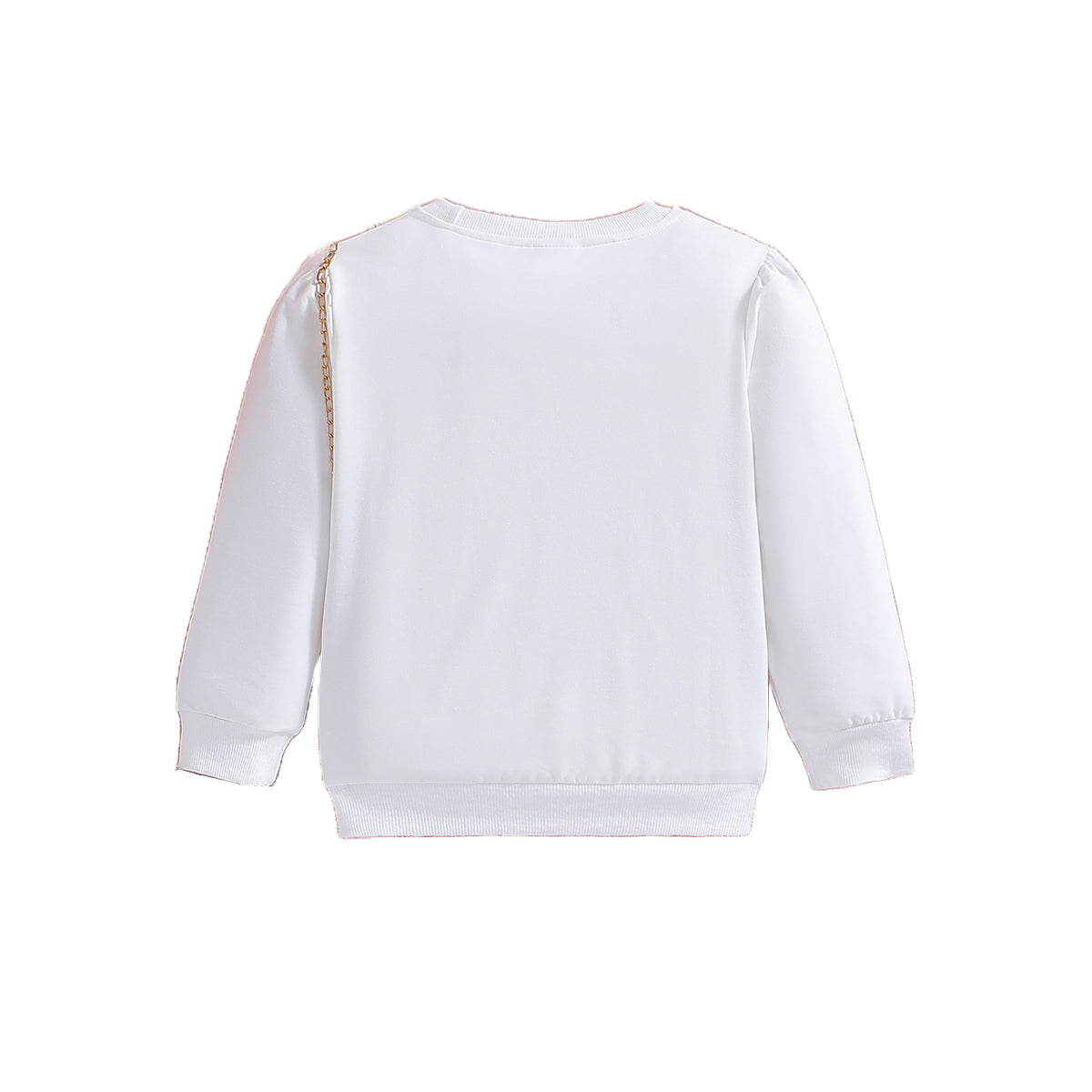 Girls Typography Printed Cotton Pullover