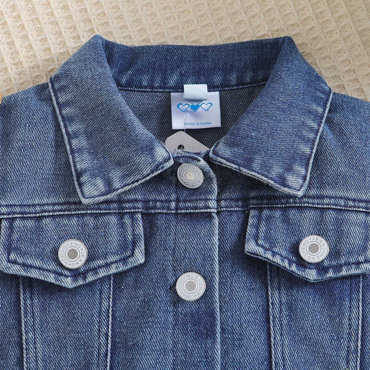 Boys Blue Cotton Denim Jacket
