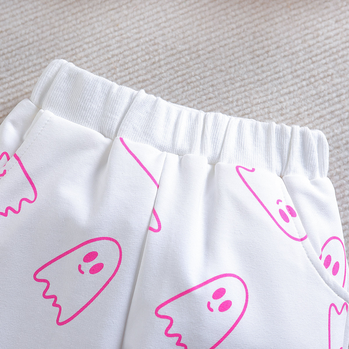 Girls White Top With Joggers